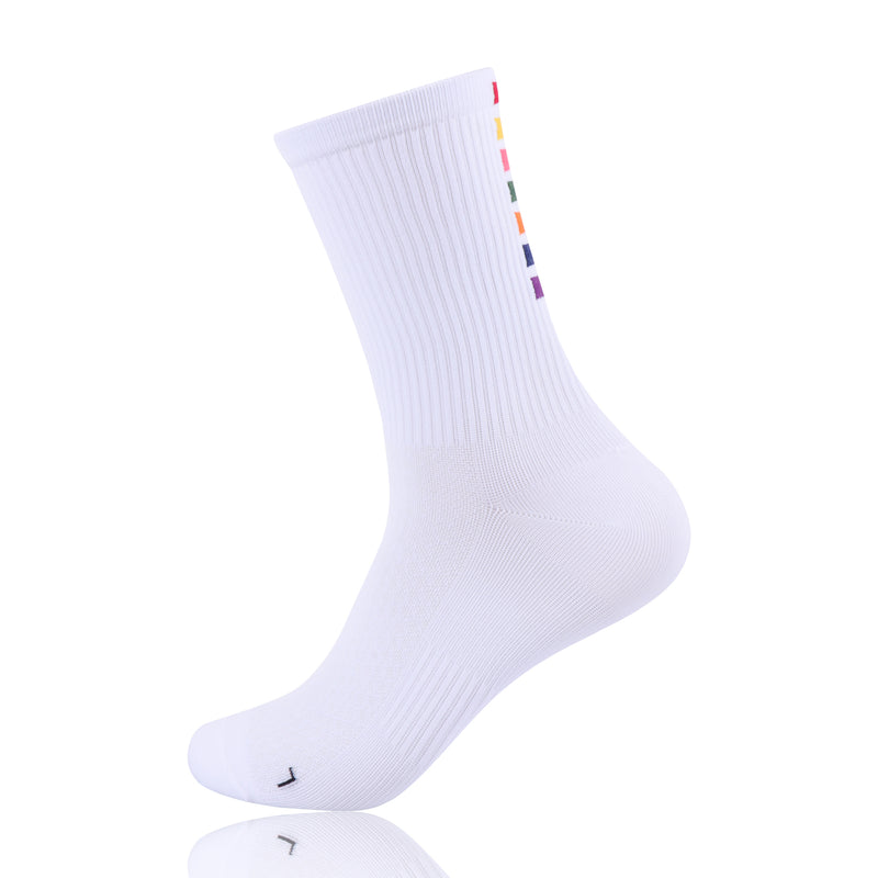 Load image into Gallery viewer, Pedal Slave Cycling Socks Bicyle Sock White/Black
