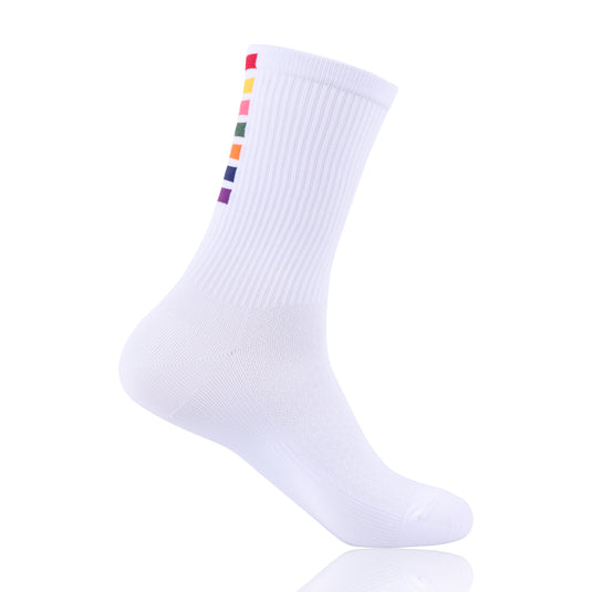 Pedal Slave Cycling Socks Bicyle Sock White/Black