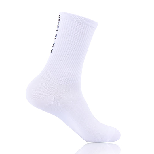 Pedal Slave Cycling Socks Bicyle Sock White/Black