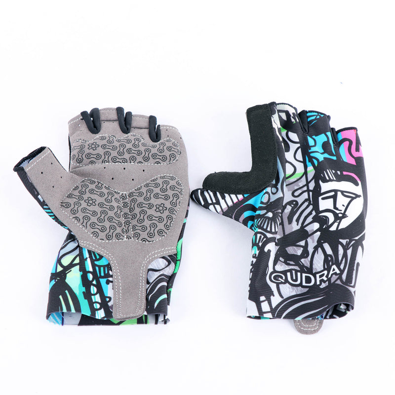 Load image into Gallery viewer, Qudra Cycling Gloves Short Finger 067
