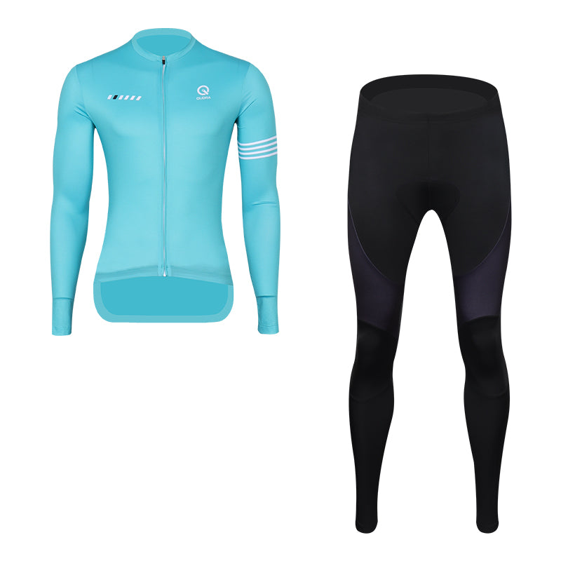 Load image into Gallery viewer, QUDRA006 Cycling Jersey (Long Sleeves) and Tights
