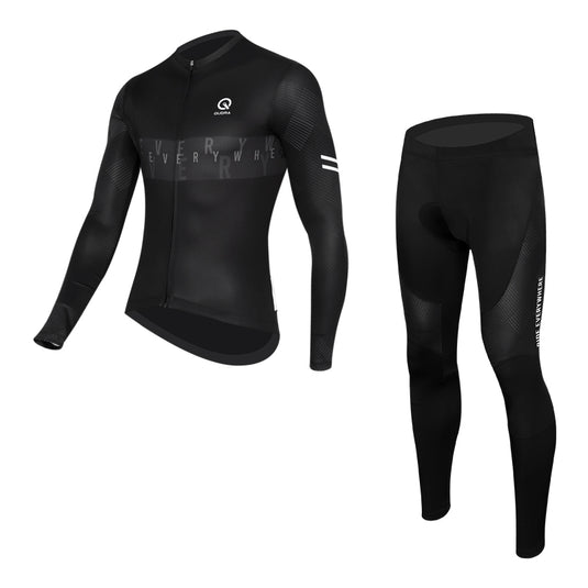 QUDRA007 Cycling Jersey (Long Sleeves) and Tights