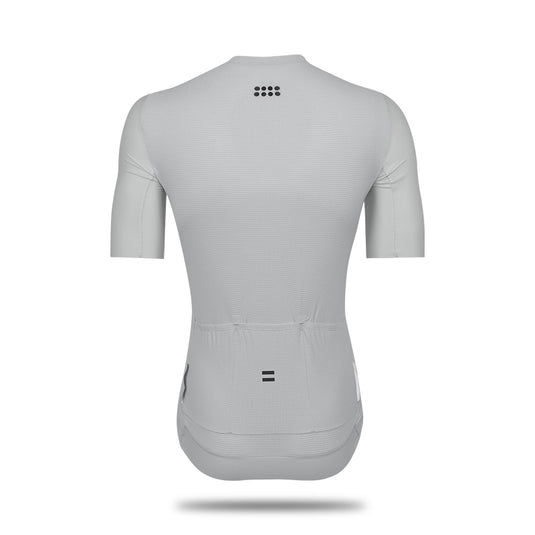 Qudra Professional Cycling Jersey Top Short Sleeve 053 Grey