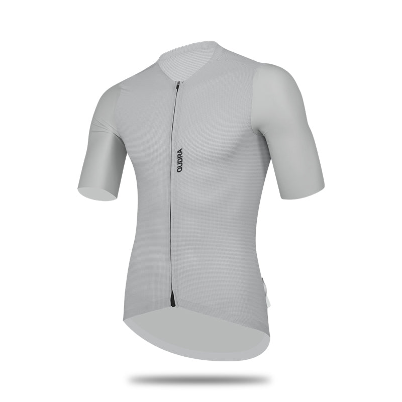 Load image into Gallery viewer, Qudra Professional Cycling Jersey Top Short Sleeve 053 Grey
