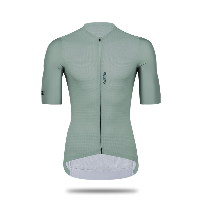 Load image into Gallery viewer, Qudra Professional Cycling Jersey Top Short Sleeve 053 Turquoise Color
