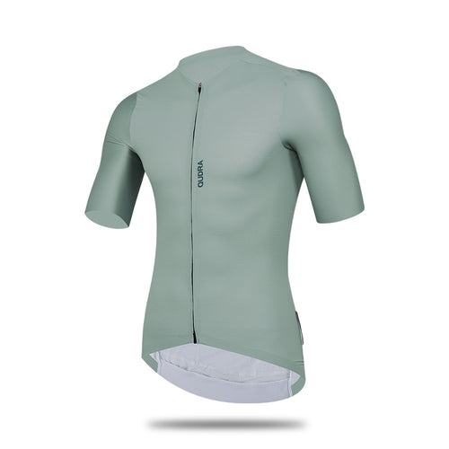 Qudra Professional Cycling Jersey Top Short Sleeve 053 Turquoise Color