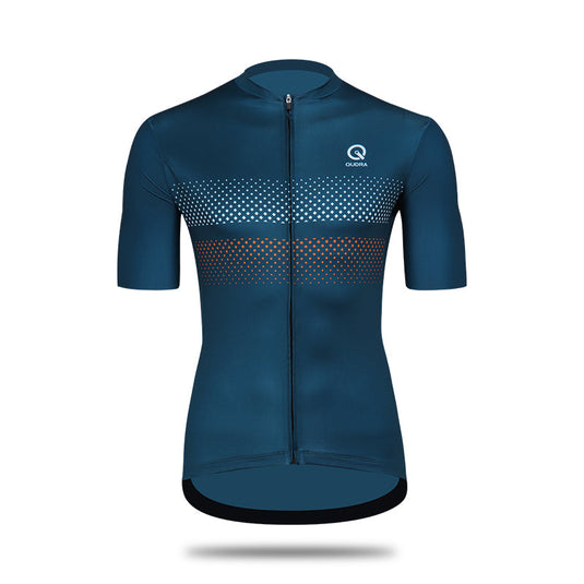 Qudra Cycling Jersey Top Short Sleeve 055 Blue