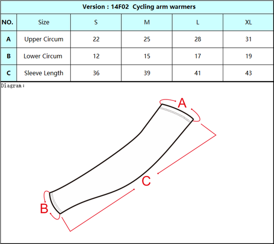 Upten Cycling Team Arm Sleeve  UV  Protect