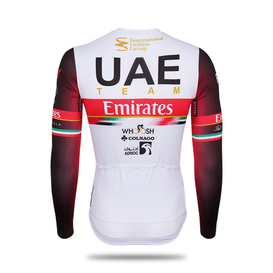 Team UAE Emirates Long Sleeve Cycling Jersey Top