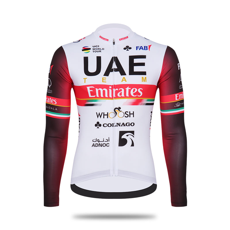 Load image into Gallery viewer, Team UAE Emirates Long Sleeve Cycling Jersey Top
