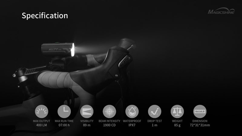 Load image into Gallery viewer, Magicshine Bike Headlight ALLTY 400
