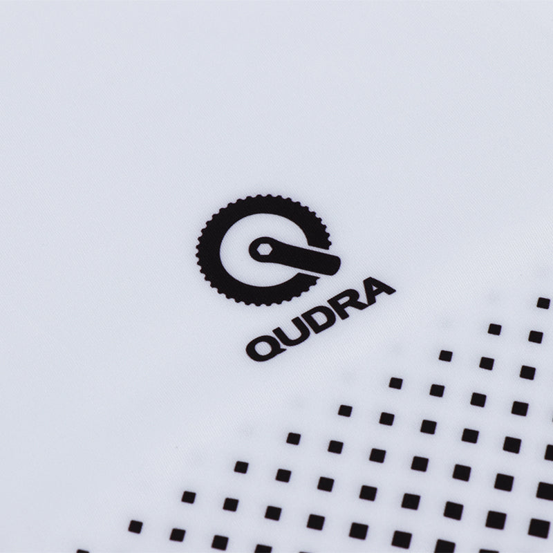 Load image into Gallery viewer, Qudra Cycling Jersey Top Short Sleeve 055 White
