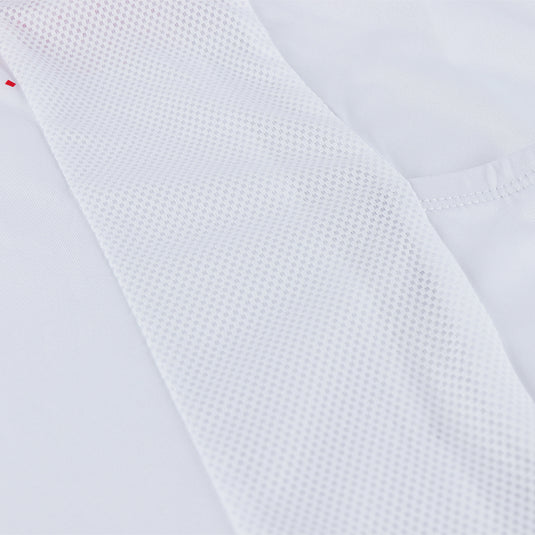 Qudra Cycling Jersey Top Short Sleeve 055 White