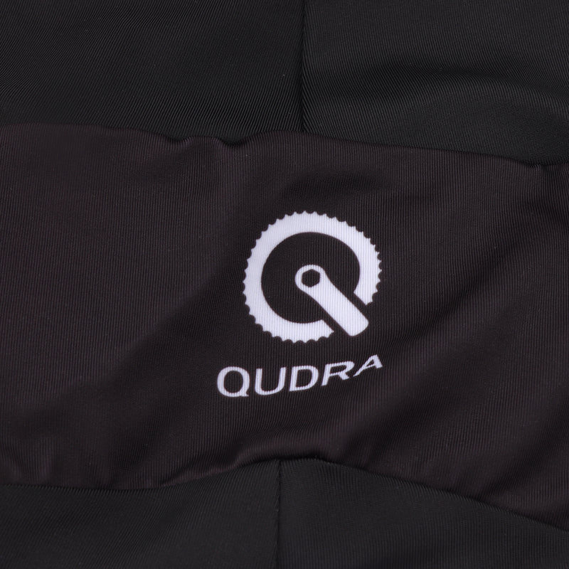 Load image into Gallery viewer, Qudra Cycling Jersey and Bib Tights Top with Short Pants 061 Black
