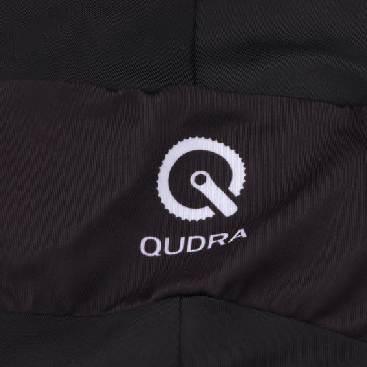 Qudra Cycling Jersey and Bib Tights Top with Short Pants 061 Black