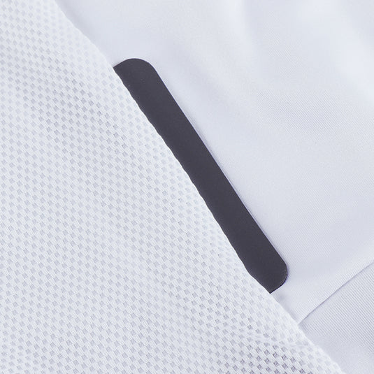 Qudra Cycling Jersey Top Short Sleeve 055 White