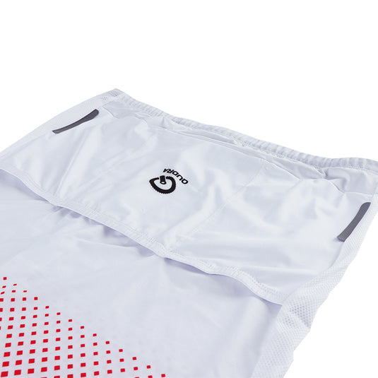 Qudra Cycling Jersey Top Short Sleeve 055 White