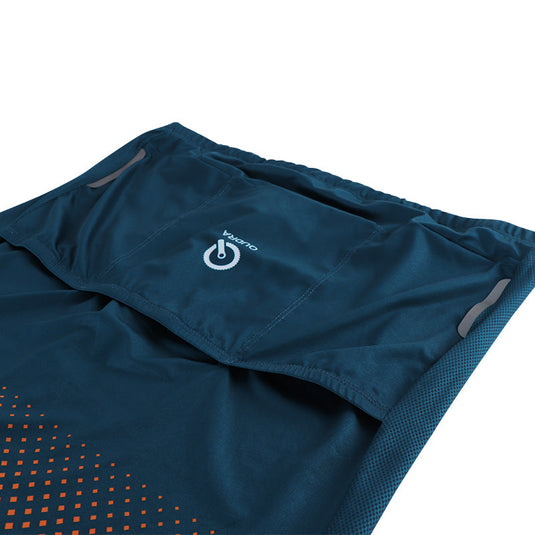 Qudra Cycling Jersey Top Short Sleeve 055 Blue