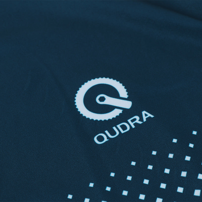Load image into Gallery viewer, Qudra Cycling Jersey Top Short Sleeve 055 Blue

