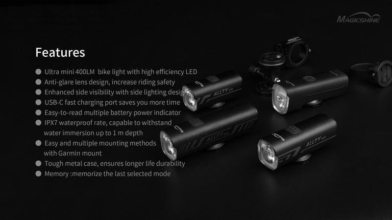 Load image into Gallery viewer, Magicshine Bike Headlight ALLTY 400
